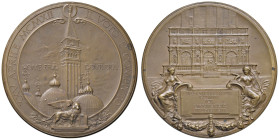 VENEZIA. Durante Vittorio Emanuele III (1900-1943) Medaglia 1912 Inaugurazione del Campanile di San Marco ricostruito - Opus: E. Saroldi e A. Cappucci...