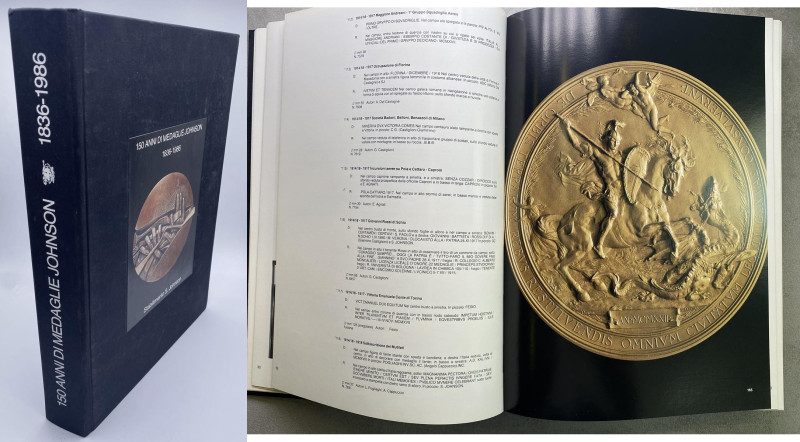 150 Anni di medaglie Johnson 1836-1986, s.l. s.d, in 4Â°, 489 pp. Rilegatura edi...
