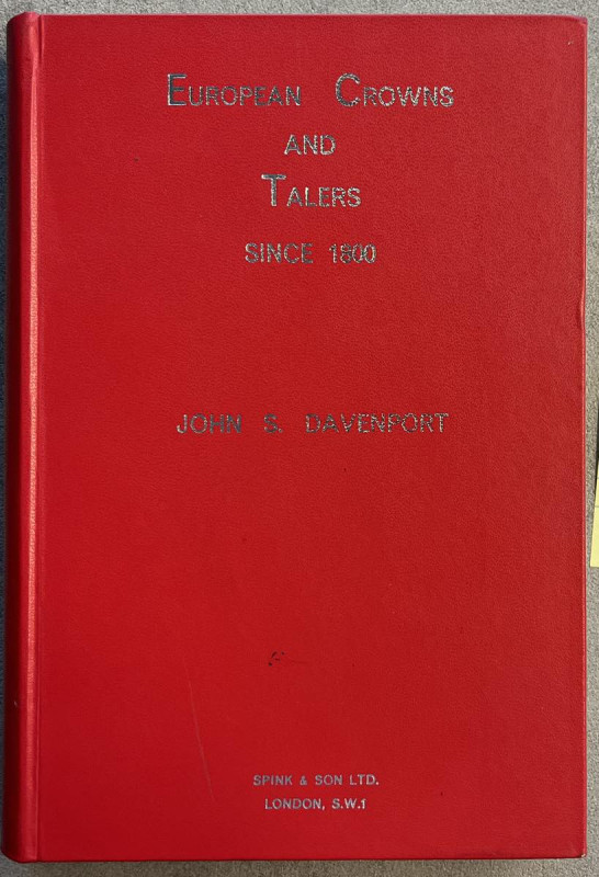 J. S. Davenport, European crowns and talers since 1800, 2a ed., Londra 1964, in ...