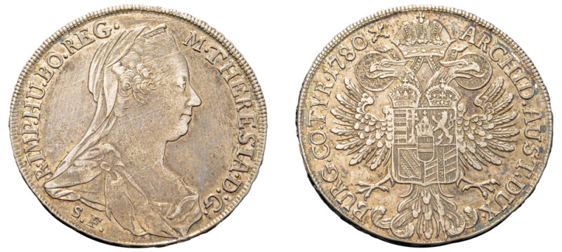 Holy Roman Empire, Maria Theresia, 1740-1780. Taler, dated 1780 S.F., 28.05g (KM...