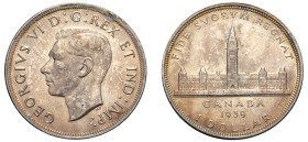 Canada, George V, 1910-1936. Dollar, 1939, Royal Visit, Ottawa mint, 23.40g (KM38).

Good extremely fine with much remaining lustre.