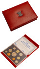 Great Britain, Elizabeth II, 1952-2022. Official Proof Set, 1; 2; 5; 10; 20; 50 Pence, 1; 2; 5 Pounds and commemorative medal, 1999, Royal mint (KM-PS...