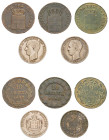 Greece, King Otto (3), 1832-1862 and King George I (2), 1863-1913. Lot of 5 coins comprising 10 Lepta, 1846, Second Type, Athens mint, 12.64g (KM25; D...