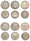 Greece, King George I, 1863-1913. Lot of 6 coins comprising 20 Lepta (3), 1874 A, First Type, Paris mint, each 0.95g to 0.98g (KM44; Divo 56a; IV9) an...