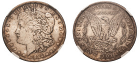 USA, Federal Republic, 1776-. “Morgan” Dollar, 1884 O, New Orleans mint (KM110).

Graded MS61 NGC.