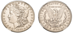USA, Federal Republic, 1776-. “Morgan” Dollar, 1885 S, San Francisco mint (KM110).

Graded XF Details, Cleaned NGC.