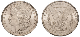 USA, Federal Republic, 1776-. “Morgan” Dollar, 1886, Philadelphia mint (KM110).

Graded MS62 NGC.
