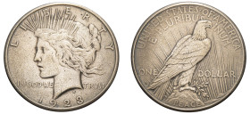 USA, Federal Republic, 1776-. “Peace” Dollar, 1923 S, San Francisco mint, 26.61g (KM150).

Very fine.