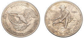 USA, Federal Republic, 1776-. One oz silver, 1984, Engelhard - The American Prospector, Engelhard mint, 31.14g.

Extremely fine.