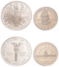 USA, Federal Republic, 1776-. Official Proof set comprising AR Proof Dollar, 1989 S, Bicentennial of the Congress, San Francisco mint, 26.73g (KM225) ...