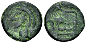 Cantii AE Cast potin unit, 1st century BC