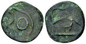 Cantii AE Cast potin unit, 1st century BC