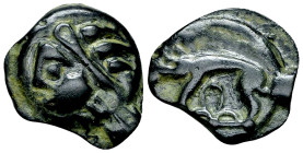 Leuci AE Cast potin unit, c. 100-50 BC
