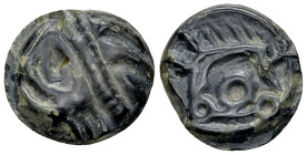 Leuci AE Cast potin unit, c. 100-50 BC