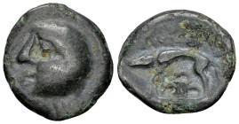 Leuci (?) AE Cast potin unit, c. 100-60 BC