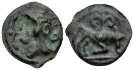 Leuci AE Cast potin unit, c. 100-50 BC