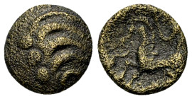 Remi debased AE 1/4 Stater, 'à la griffe' type