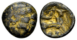 Remi debased AE 1/4 Stater, 'à la griffe' type