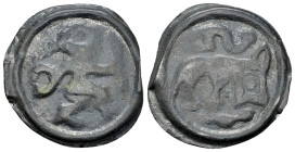 Remi AE Cast potin unit, 1st century BC