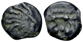 Senones AE Cast potin unit, 1st century BC