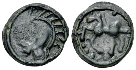 Senones AE Cast potin unit, c. 100-50 BC