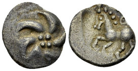 Vindelici AR Quinarius, 'Büschelquinar' type