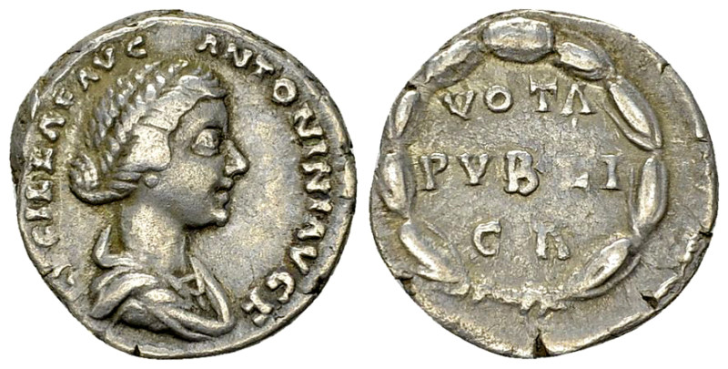 Lucilla AR Denarius, Vota Publica 

Marcus Aurelius (161-180 AD) for Lucilla. ...