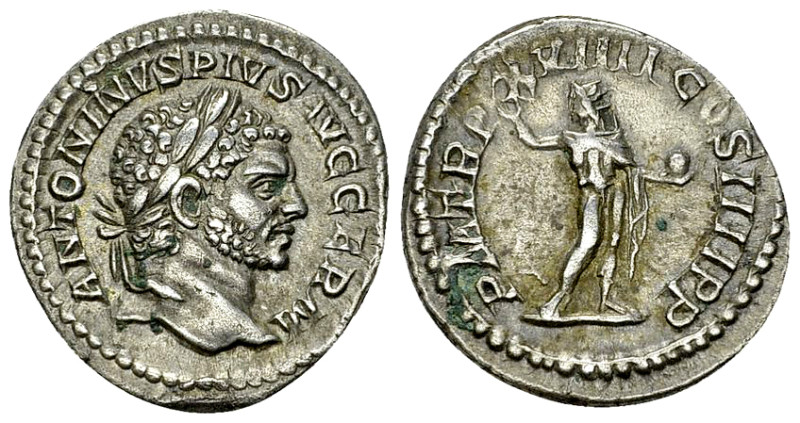 Caracalla AR Denarius, Sol reverse 

Caracalla (198-217 AD). AR Denarius (20 m...
