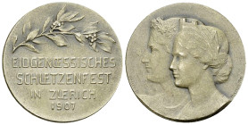 Zürich, AR Schützenmedaille 1907, Eidg. Schützenfest