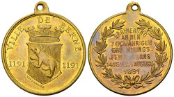 Bern, AE Medaille 1891, Gründungsfeier