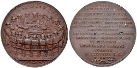 Genf, bronzierte Bleimedaille o.J. (1701), Médaille de la truite