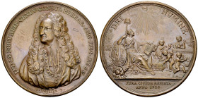 Genf, AE Medaille 1734, auf Louis Le Fort