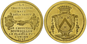 Genf, Vergoldete AE Medaille 1781, Bourdillon