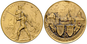 Lausanne, AE Medaille 1909, Fête de Gymnastique