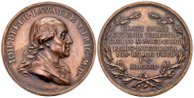 Zürich, AE Medaille 1801, Lavater
