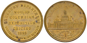 USA Brass Medal 1893, Columbian Exposition