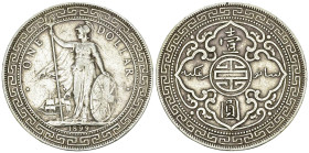 Victoria AR Trade Dollar 1899 B, Bombay