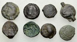 Celtic, Lot of 8 AE coins