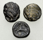 Remi, Lot of 3 debased AV 1/4 Staters