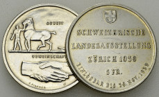 Schweiz, Lot von 2 AR 5 Franken 1939, Landesausstellung