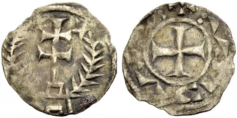 KINGDOM OF JERUSALEM. EARLY ANONYMOUS COINAGE. Denier, royal or patriarchal coin...