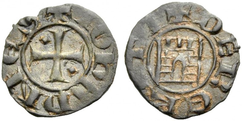 BEIRUT, Lordship. JOHN I OF IBELIN, 1205-1236. Denier. Cross with a diamond in f...