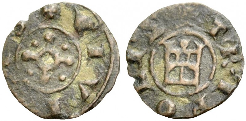 THE COUNTY OF TRIPOLI. BOHEMOND V, 1233-1251. New style castle copper, after 123...