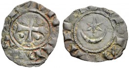 THE PRINCIPALITY OF ANTIOCH. BOHEMOND III, Majority, 1163-1201. Fractional denier. Cross with annulets at the ends and pellets in the quarters, +BOAMV...