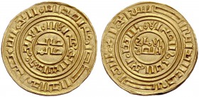 CRUSADER IMITATIONS OF ARABIC COINS. KINGDOM OF JERUSALEM. Imitative Gold Coinage of Distinct Style, Mint: Accon?. Imitation of a Fatimid dinar of the...