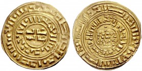 CRUSADER IMITATIONS OF ARABIC COINS. KINGDOM OF JERUSALEM. Imitative Gold Coinage with the Fineness of 2/3, Mint: Accon. Imitation of a Fatimid dinar....