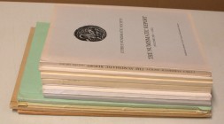 PERIODICALS. CYPRUS NUMISMATIC SOCIETY NUMISMATIC REPORT. Volume 3/1972 - 13/1982. In English. 11 volumes. Card covered. III