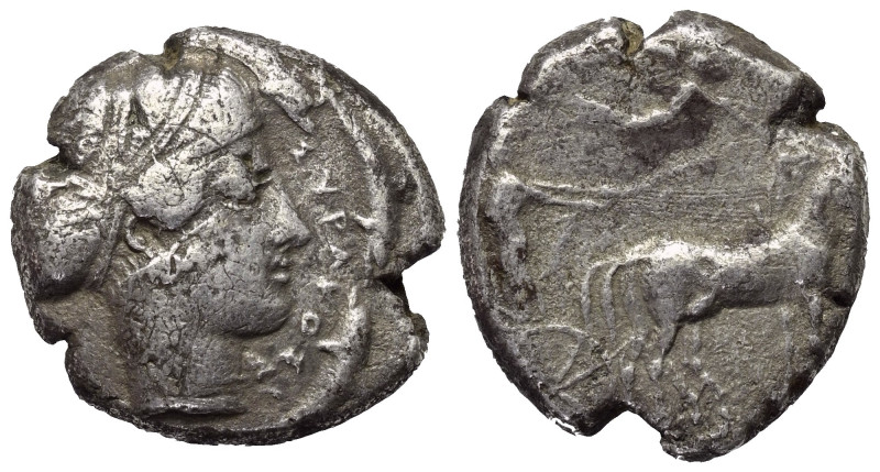 Sizilien. Syrakus. 2. Demokratie (466 - 405 v. Chr.).

 Tetradrachme (Silber)....