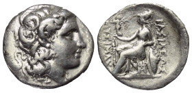 Königreich Thrakien. Lysimachos (306 - 281 v. Chr.).

 Drachme (Silber). Ca. 294 - 290 v. Chr. Ephesos.
Vs: Kopf des vergöttlichten Alexander des G...