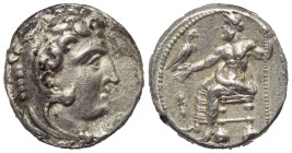 Königreich Makedonien. Alexander III. der Große (336 - 323 v. Chr.).

 Tetradrachme (Silber). Ca. 330 - 327 v. Chr. Ake.
Vs: Kopf des jugendlichen ...